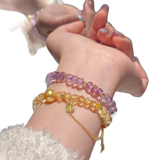 钻石豪门30000积分高品质天然紫色水晶手链（14CM） 商品图4