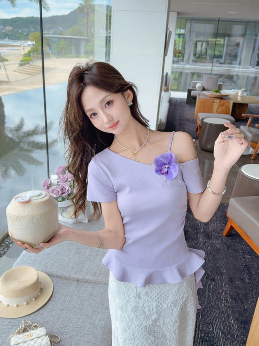 张心子【花影阑珊】气质女人味蕾丝半身裙 U2505047 商品图6