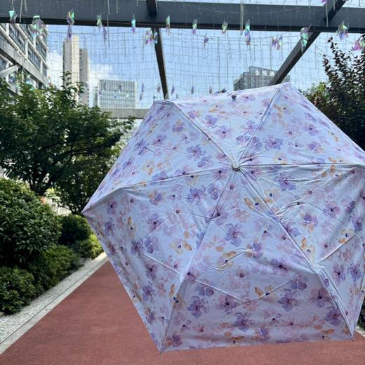 日本WPC遮阳伞*花儿朵朵超轻折叠防晒遮阳伞防紫外线太阳伞晴雨伞男女雨伞 商品图9