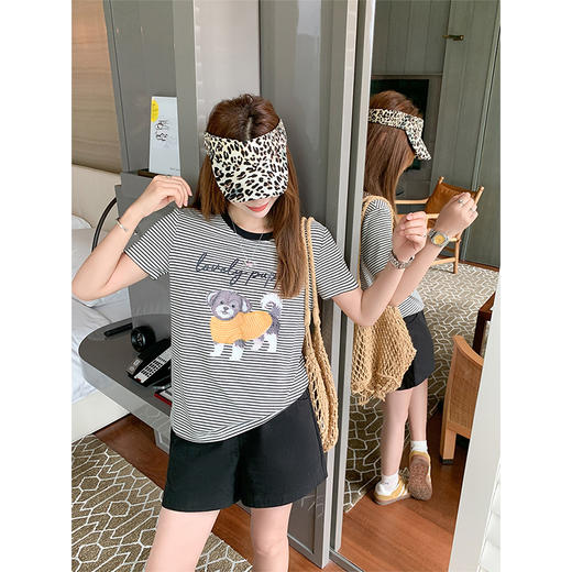 【129元任选2件】现货！卡通小狗印花短袖 商品图1