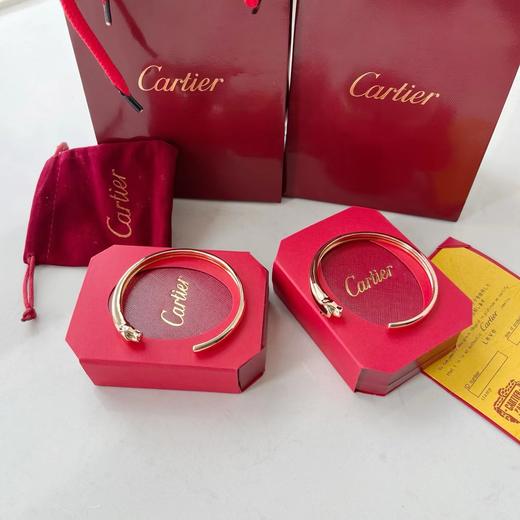 D051434简约时尚设计 气场全开猎豹开口手镯 商品图0