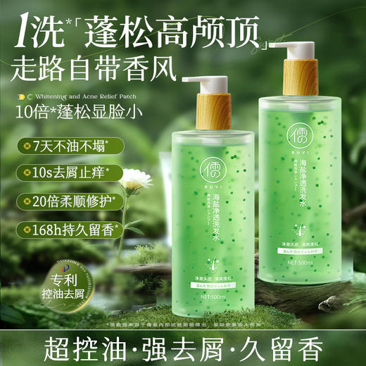 儒意海盐净透洗发水500ml 除螨洗发水 控油蓬松去屑止痒 海盐洗头露 | 儒意官方商城 商品图0
