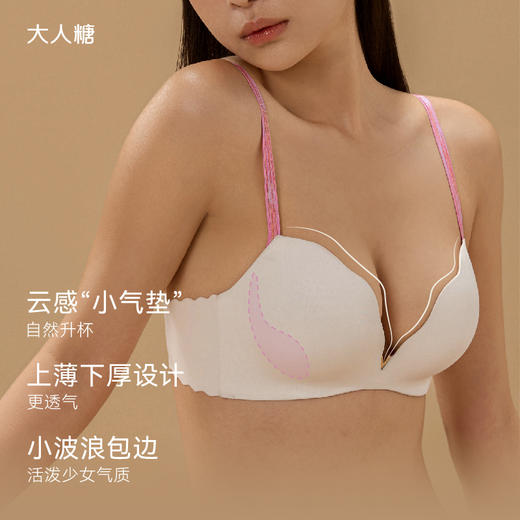 昼·夜舒适时尚文胸|微微聚拢 舒适升杯 商品图1