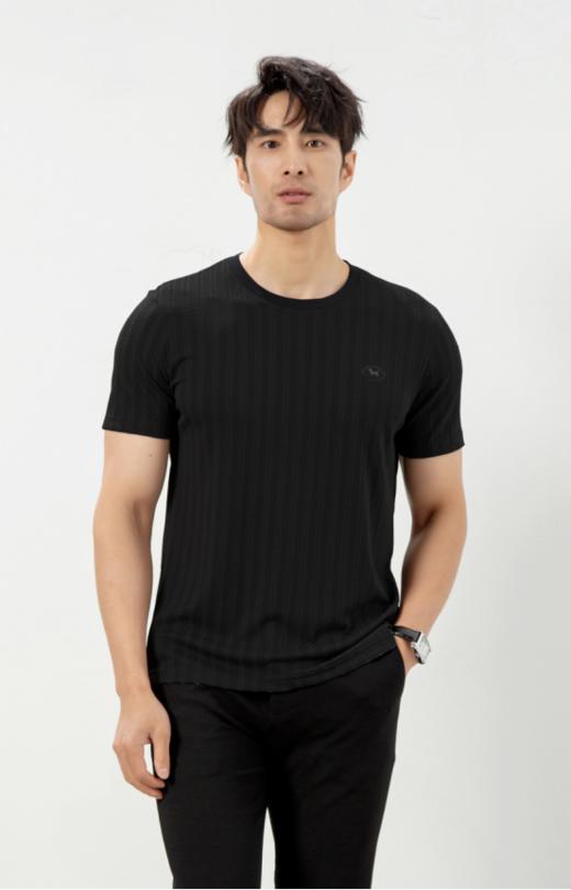 【Hilnan&Bellne哈蒙班尼男士专版速干空调衫系列23711款圆领】 圆领衫设计简约大方，无论是单穿还是打底，都能轻松驾驭。 速干四面弹的户外面料，3D立体裁剪的版型，出色的户外性能！👖 商品图4