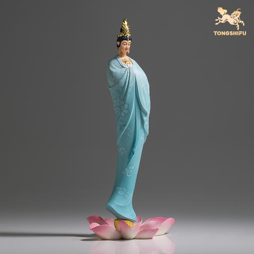 铜师傅《云影》客厅桌面铜观音摆件 家居装饰工艺品 商品图1