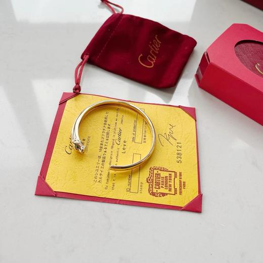 D051434简约时尚设计 气场全开猎豹开口手镯 商品图3