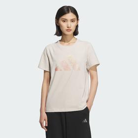 Adidas阿迪达斯LOGO SHORT SLEEVE T-SHIRT 运动休闲短袖圆领T恤JL6285