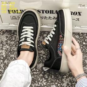 【HF】无忧购美式复古刺绣百搭男款轻便休闲板鞋9369（截单后3-5天发货)