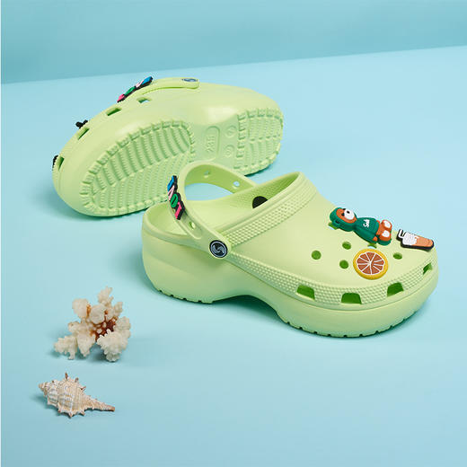 美尘  云朵洞洞老爹花园洞洞凉拖鞋（配8个鞋花） 商品图5