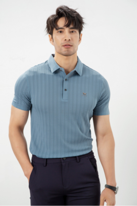 【Hilnan&Bellne哈蒙班尼男士专版速干空调衫系列23710款POLO领】经典POLO美学，打造优雅腔调，胸前立体logo，彰显品牌力量♂ 夏日运动新宠，上身秒变型男！