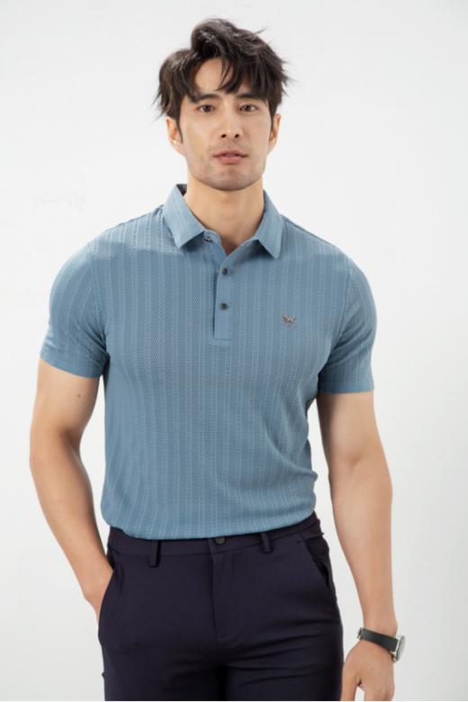 【Hilnan&Bellne哈蒙班尼男士专版速干空调衫系列23710款POLO领】经典POLO美学，打造优雅腔调，胸前立体logo，彰显品牌力量♂ 夏日运动新宠，上身秒变型男！ 商品图0