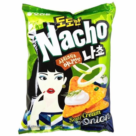 好丽友Nacho玉米片洋葱味70g오리온 나쵸 어니언맛 商品图0
