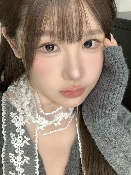 Hanawink 半年抛 黑粉扑扑 直径14.5mm着色13.7mm 商品图7