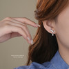 【穗穗相思】S925纯银高级感锆石不对称麦穗耳钉【YXS-E2619】 商品缩略图3