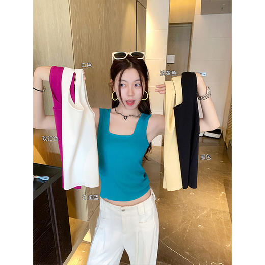 <曾小咸推荐>甜辣风小众纯欲感背心 商品图0