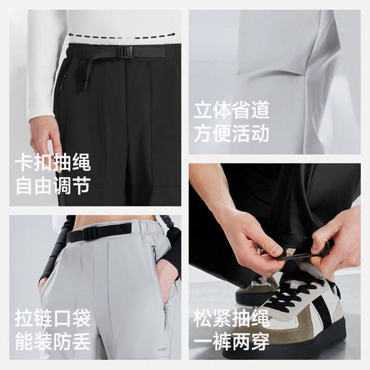 【表面耐沾污处理防刮痕抗造】素湃全效防污软壳裤5402宽松裤型不挑腿型防风处理有效隔风 商品图2