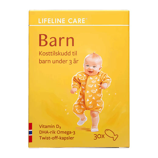[保税区]Lifeline Care进口挪威小鱼d3 30粒.Lifeline Care Barn 30st kapslar Lifeline 商品图1