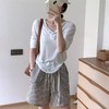 Beau Muse 慵懒肌理山本休闲短裤 12色可选 夏季轻松百搭 I 宽松A字版型显瘦显腿长 肌理褶皱感面料 软糯亲肤 免熨烫 商品缩略图3