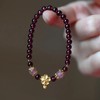 【敦煌桃缘·石榴石小花手串】敦煌小众石榴石桃花手串 女款闺蜜百搭小众轻奢手饰品 商品缩略图0