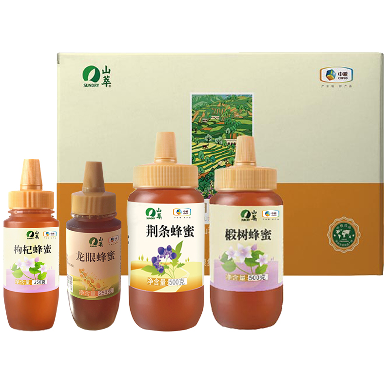 中粮山萃田园蜜语蜂蜜礼盒
