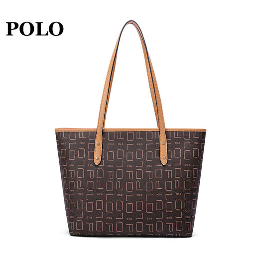 POLO 女士手提包时尚百搭斜挎包大容量印花单肩女包340983 商品图4