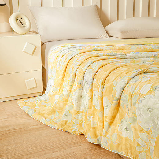 【西域楼兰凉感丝印花夏凉被凉感值1.0/冰皮被 凉感值4.0】清凉一夏 科技凉感正宗的凉感夏被 亲肤透气，吸湿排汗，让睡眠更清爽 商品图12