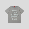 GOODBAI GOODEES蕾丝图案slogan印花oversize短袖T恤 商品缩略图3