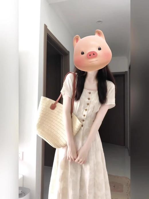 裁缝学苑AS475 方领小众设计短袖连衣裙纸样裙子女装打版裁样板图 商品图2