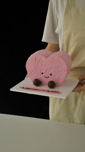 Jellycat粉色爱心蛋糕