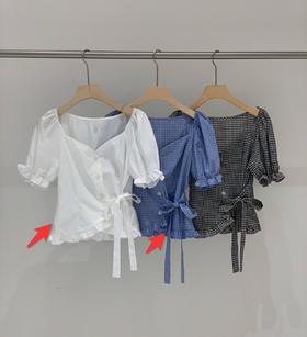 【门店同款】ENJOY夏季“后花园”甜美方领小衫 162699109