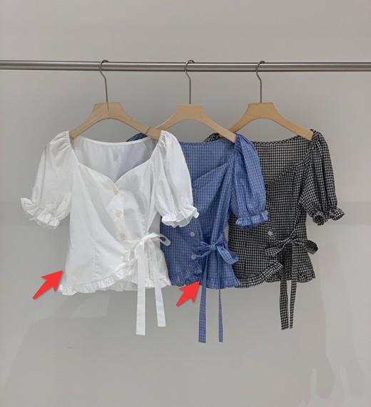 【门店同款】ENJOY夏季“后花园”甜美方领小衫 162699109 商品图0