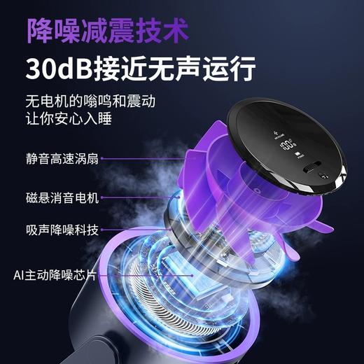 新款黑科技空气循环扇静音涡轮办公室小型桌面USB学生宿舍充电款 商品图3