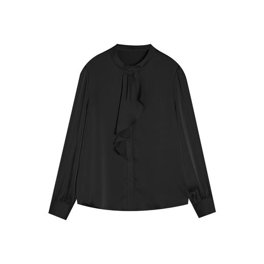 25春轻职场温柔风不规则飘带衬衫设计感OL通勤职业长袖衬衣！ 商品图6