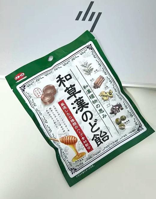 日本加藤制果·和草汉润喉糖原味草本温和独立包装糖果 51g (约14颗) /袋 商品图3