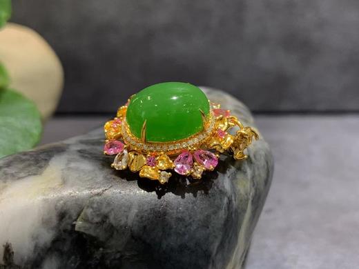 【御珠宫坊】金镶碧玉吊坠 商品图3