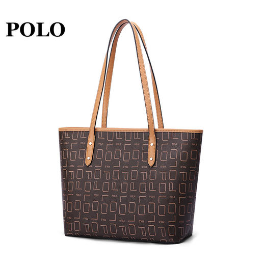 POLO 女士手提包时尚百搭斜挎包大容量印花单肩女包340983 商品图6