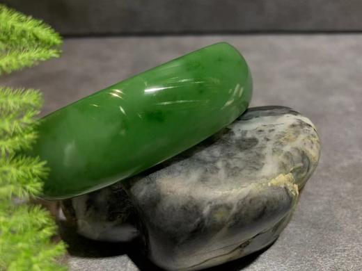 【御珠宫坊·传承系列】碧玉手镯60mm 商品图4