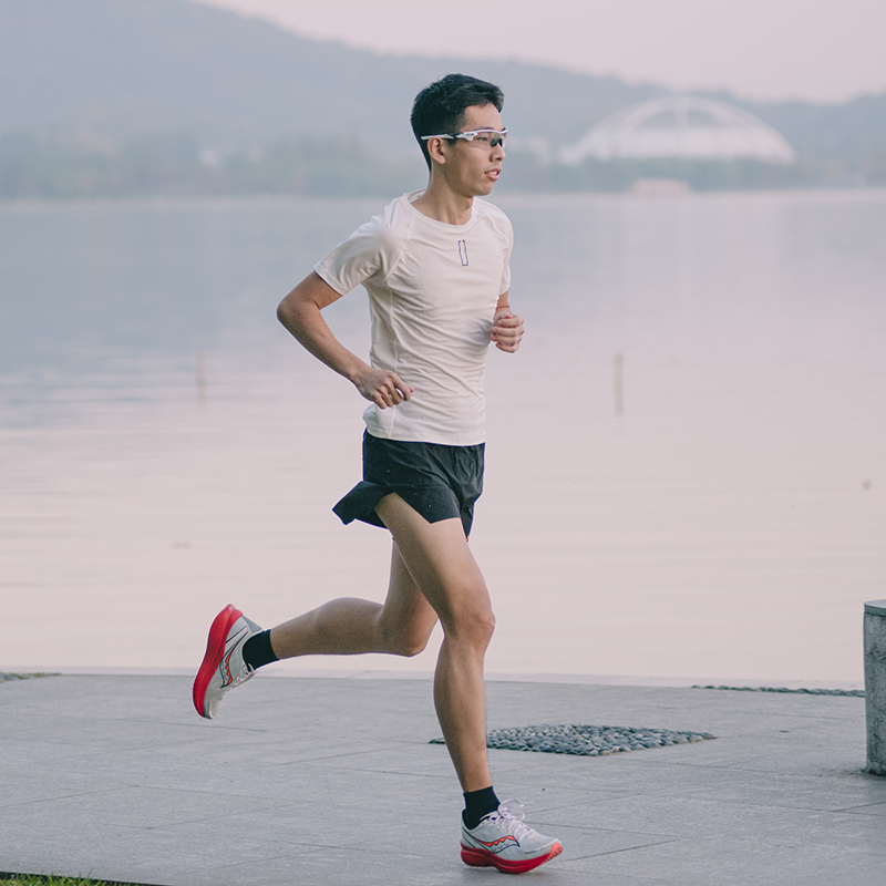 健牧 ‎起跑 男士跑步短袖T恤