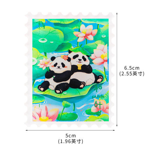 【熊猫邮票冰箱贴】可爱装饰磁贴送孩子朋友节日礼物国风磁吸 商品图4