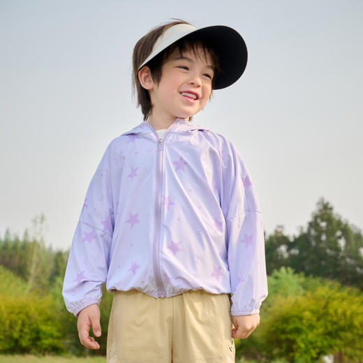 【凉感防晒+变色】棉花堂儿童防晒衣男童外套轻薄中大童透气女童原纱防晒服F251171 商品图6