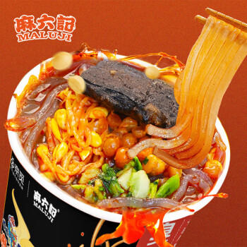 麻六记&京觅联名款臭豆腐酸辣粉 272g方便速食早餐夜宵 /粮油调味 /方便食品 /酸辣粉 商品图0