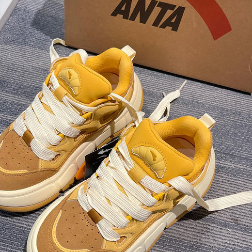 【36/38/39断码】安踏特香包面包鞋厚底增高男女2025春保暖复古运动鞋122448072【库存有限，如无货将做退款，介意慎拍！】 商品图1