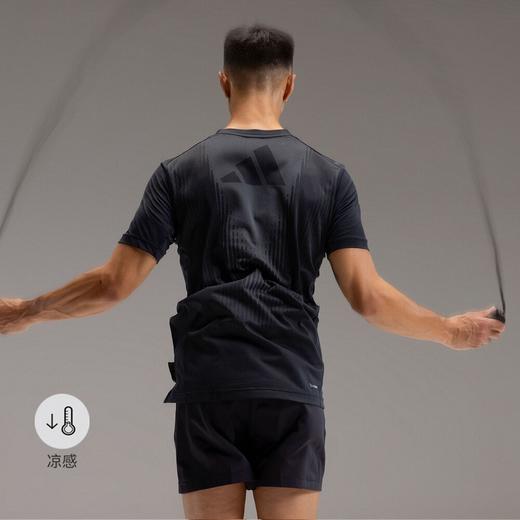 Adidas阿迪达斯AIRCHILL T-SHIRT 清风科技速干凉感透气短袖圆领T恤「清风TEE」JI8196 商品图6