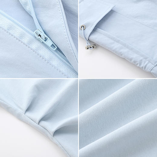 女装撞色袖超短T恤配工装裤两件套-25087S5222028 商品图2