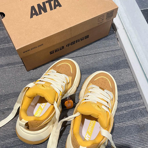 【36/38/39断码】安踏特香包面包鞋厚底增高男女2025春保暖复古运动鞋122448072【库存有限，如无货将做退款，介意慎拍！】 商品图2