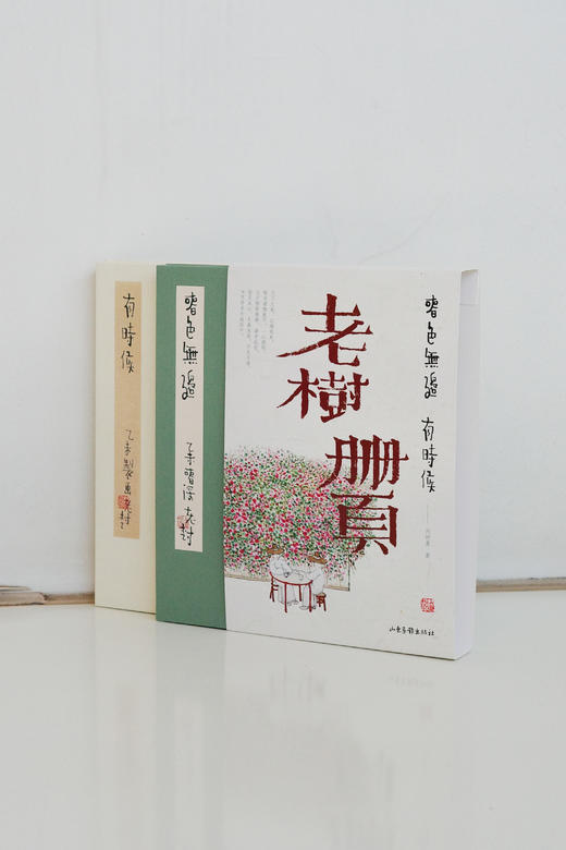 老树画画刘树勇老师的全新力作“老树册页”系列：《春色无边》《有时候》 商品图0