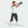 Adidas阿迪达斯ESSENTIALS 3/4 TRACKSUIT BOTTOMS 速干凉爽运动健身七分裤JG1245 商品缩略图1