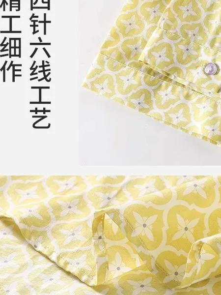 【斜纹梭织100%棉】SCHIESSER德国舒雅女士七分袖连衣裙100%斜纹梭织面料薄而不透31/24767D 商品图4