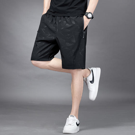 男士冰丝五分裤 运动休闲运动速干凉爽外穿短裤 商品图1