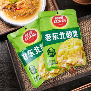 草原红太阳老东北酸菜500g /粮油调味 /调味品 /榨菜/酱腌菜 商品图5